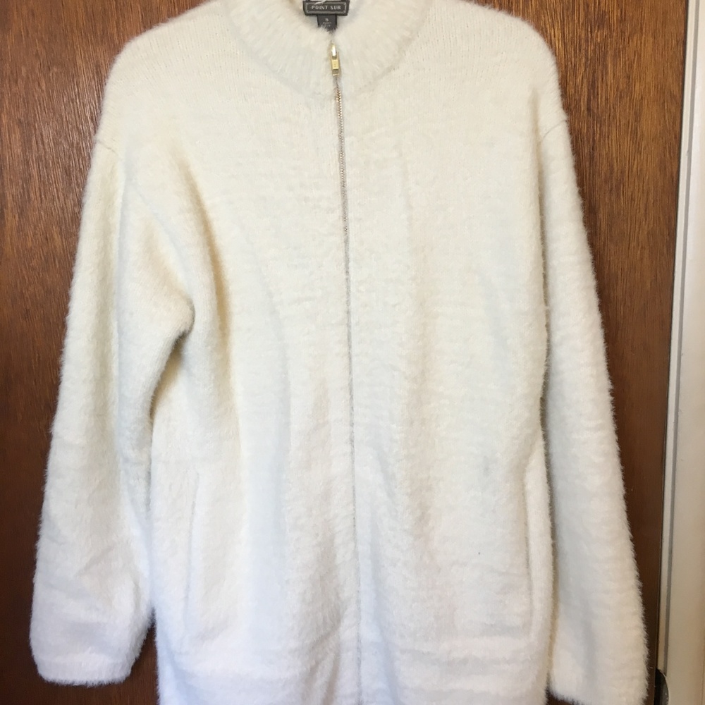 J. Crew Point Sur Fuzzy Jacket cardigan - Picture 4 of 4